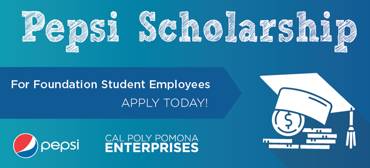 Pepsi Scholarshio - For Foundation Employees Only. Apply today.